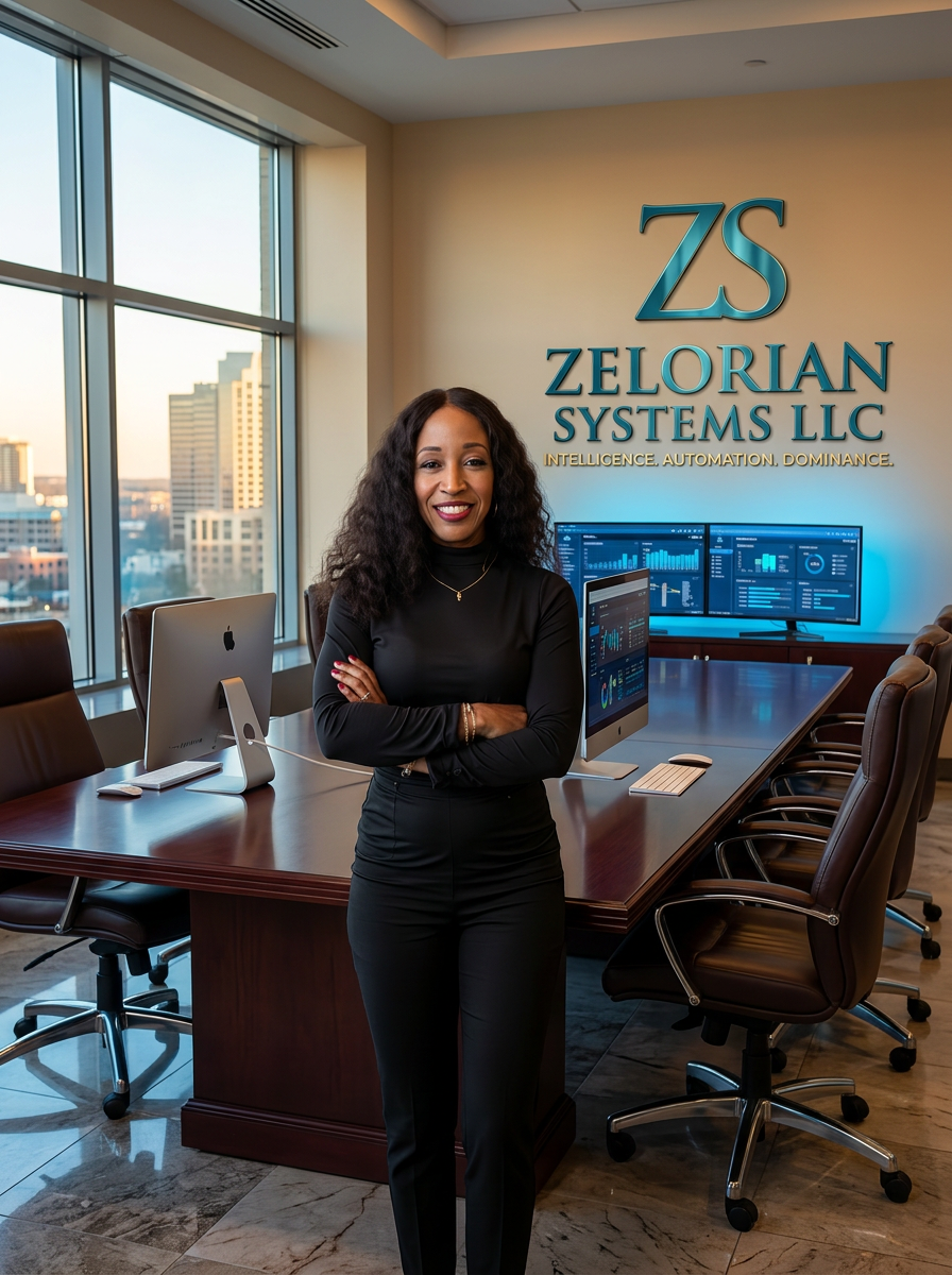 April Robinson, founder of Zelorian Systems LLC